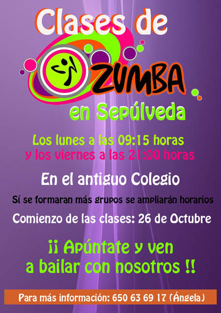 CartelClasesZumba