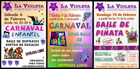Carnaval en Discoteca La Violeta 2016