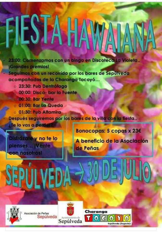 Fiesta Hawaiana en Sep&uacute;lveda